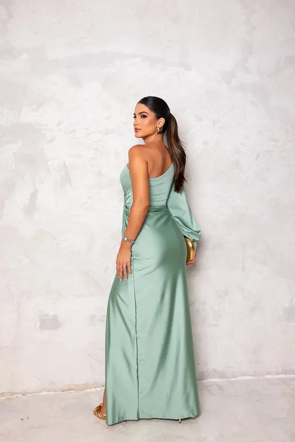 Alison - Robe Maxi Élégante à Fente