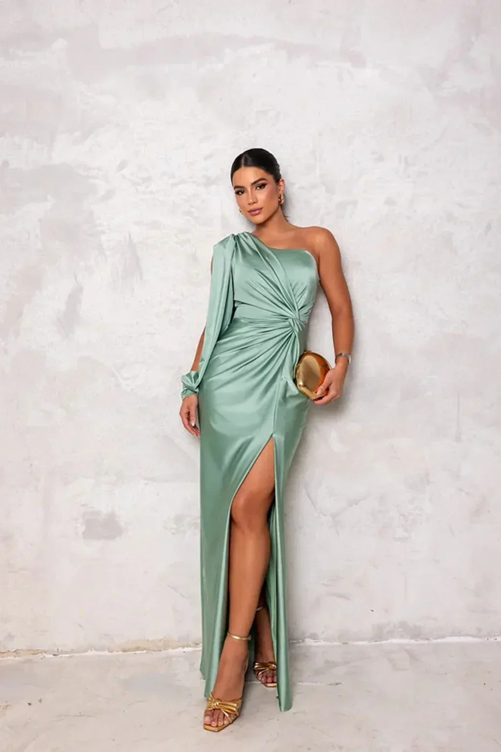 Alison - Robe Maxi Élégante à Fente