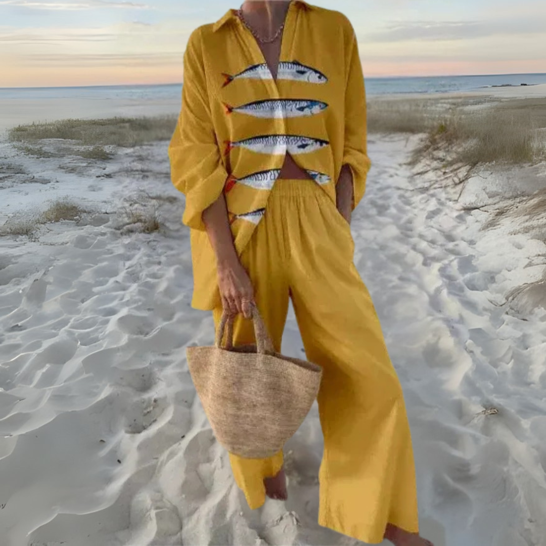 Fanny - Kimono set avec imprimé