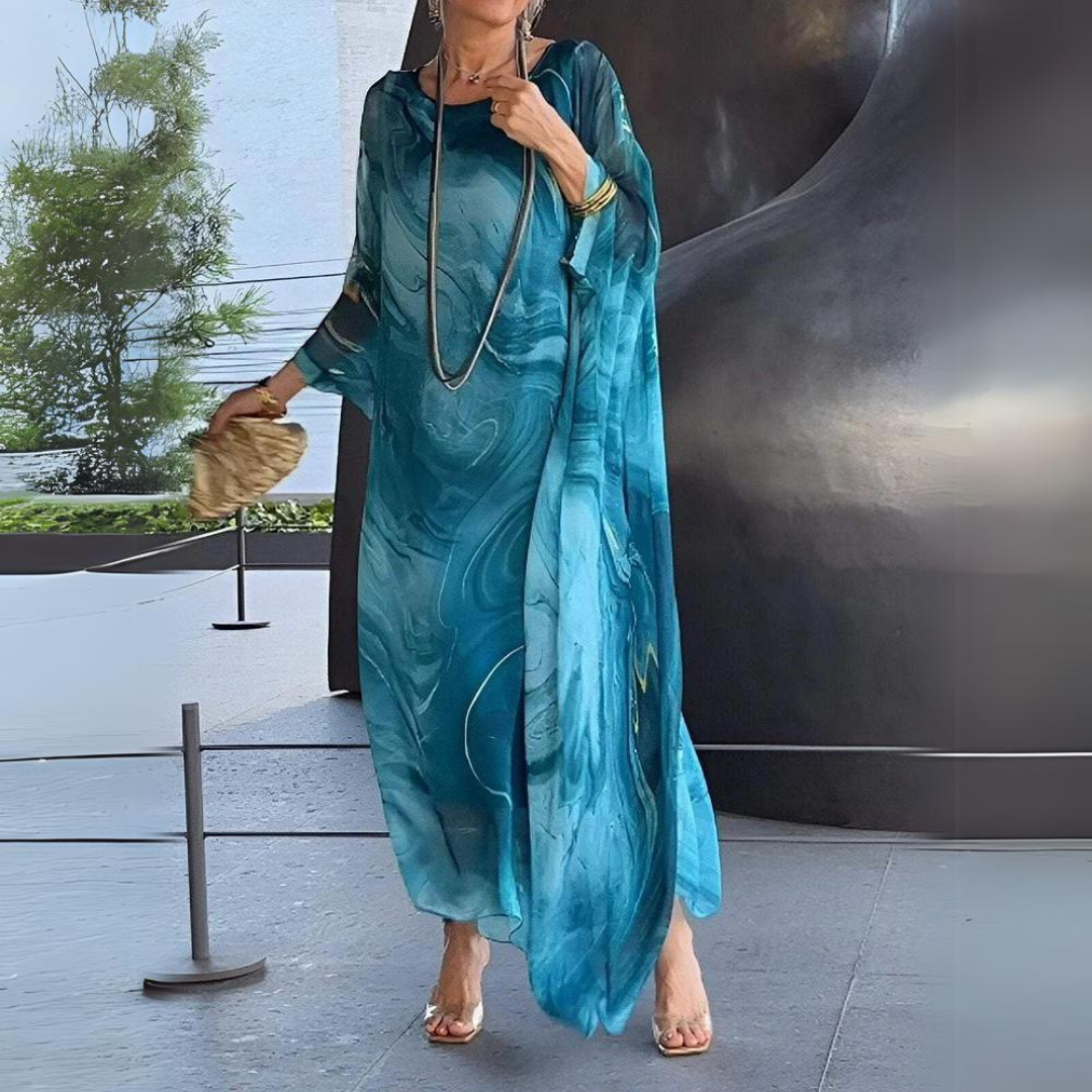 Laura™ - Robe en Chiffon de Soie Charmante
