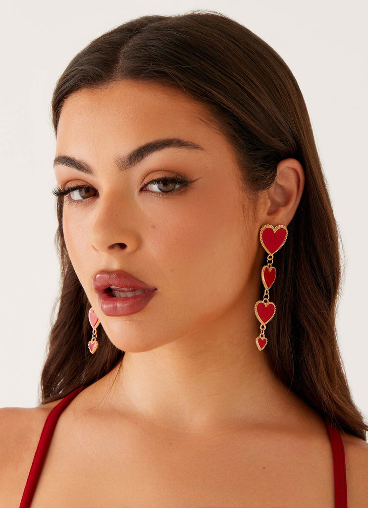 Loungewear Club™ | Boucles d'oreilles Red Love