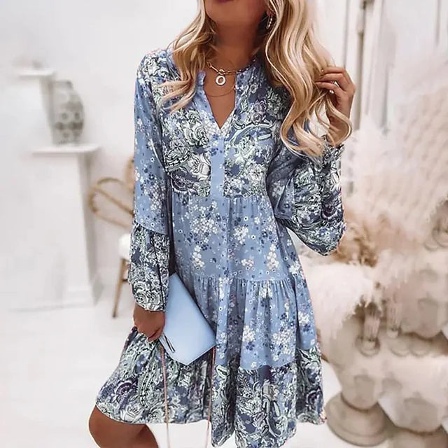 Ashley™ - Robe Boho Imprimée