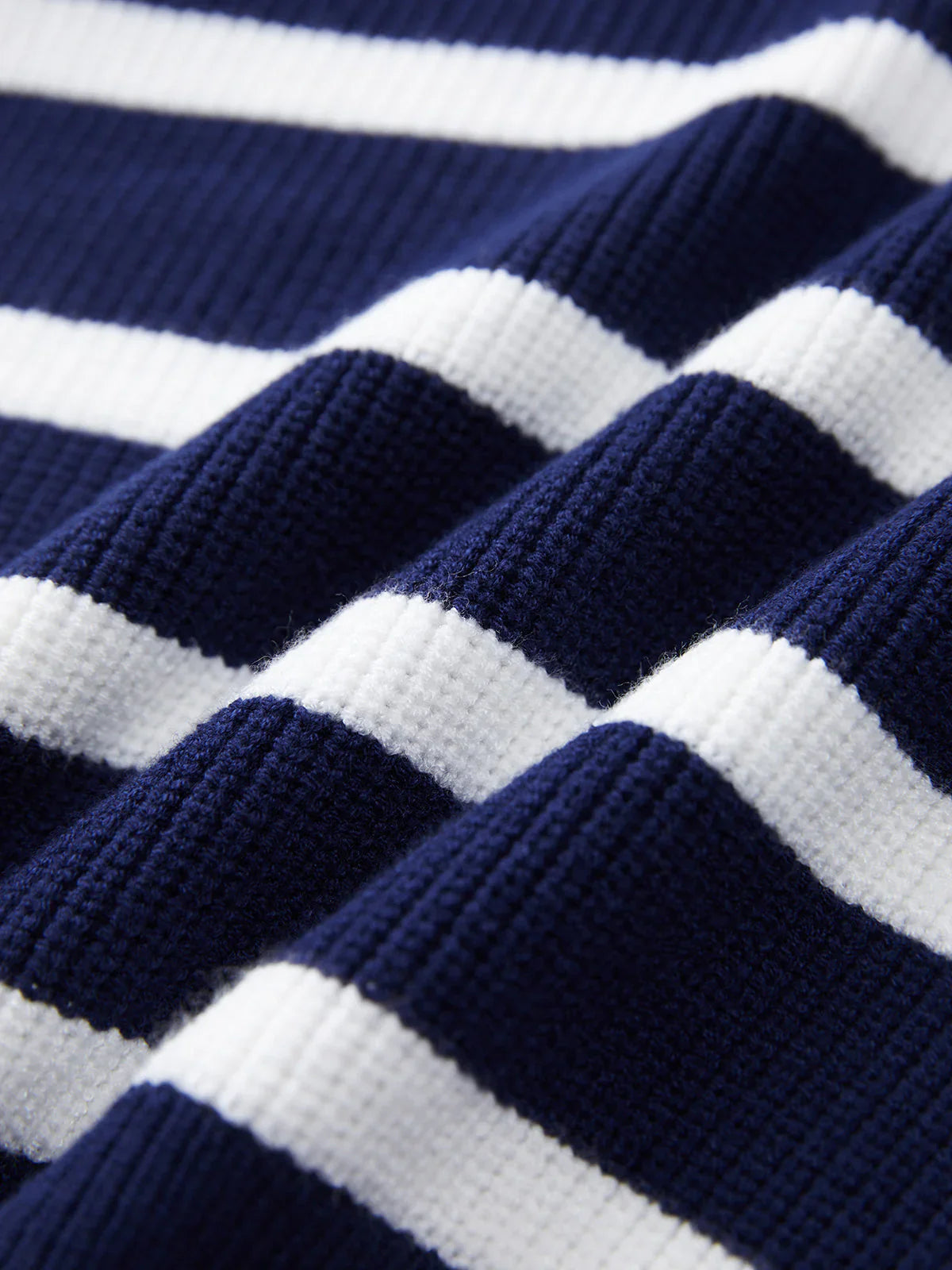 Loungewear Club™ | Pull col montant à rayures contrastées