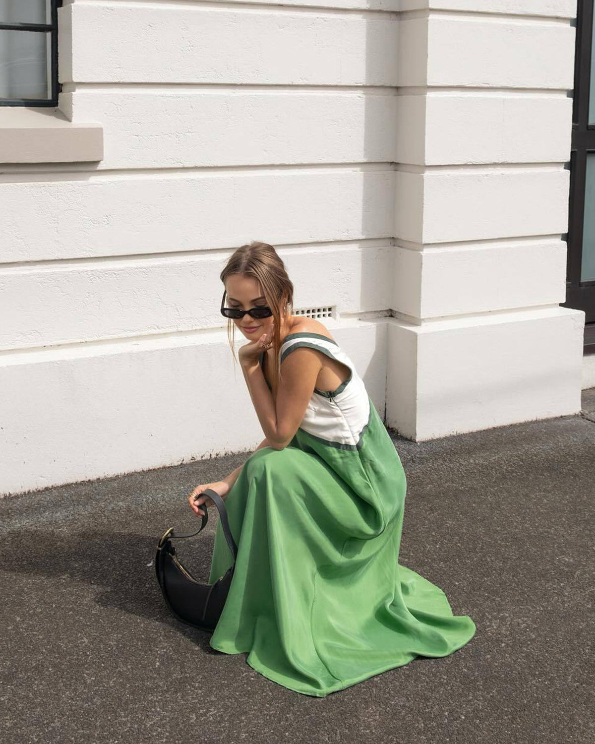 DONNA | Robe longue à col en V