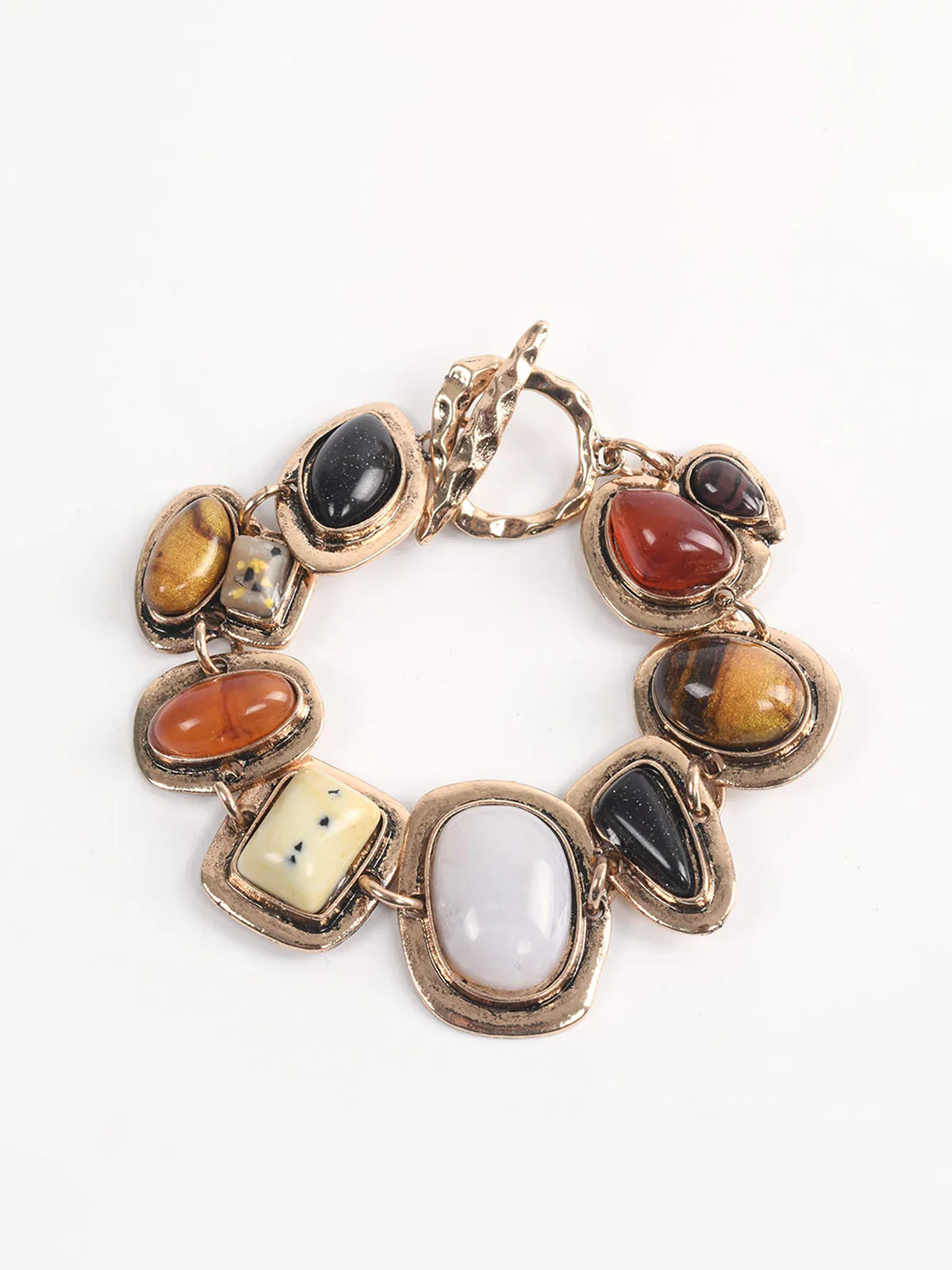 Loungewear Club™ | Bracelet en Pierres Géométriques Bohème