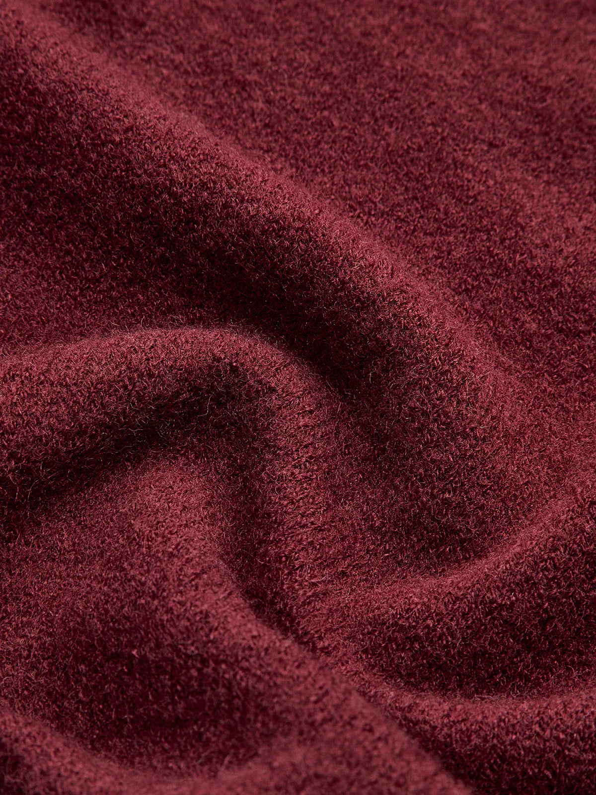 Loungewear Club™ | Pull en Jersey Uni Bourgogne