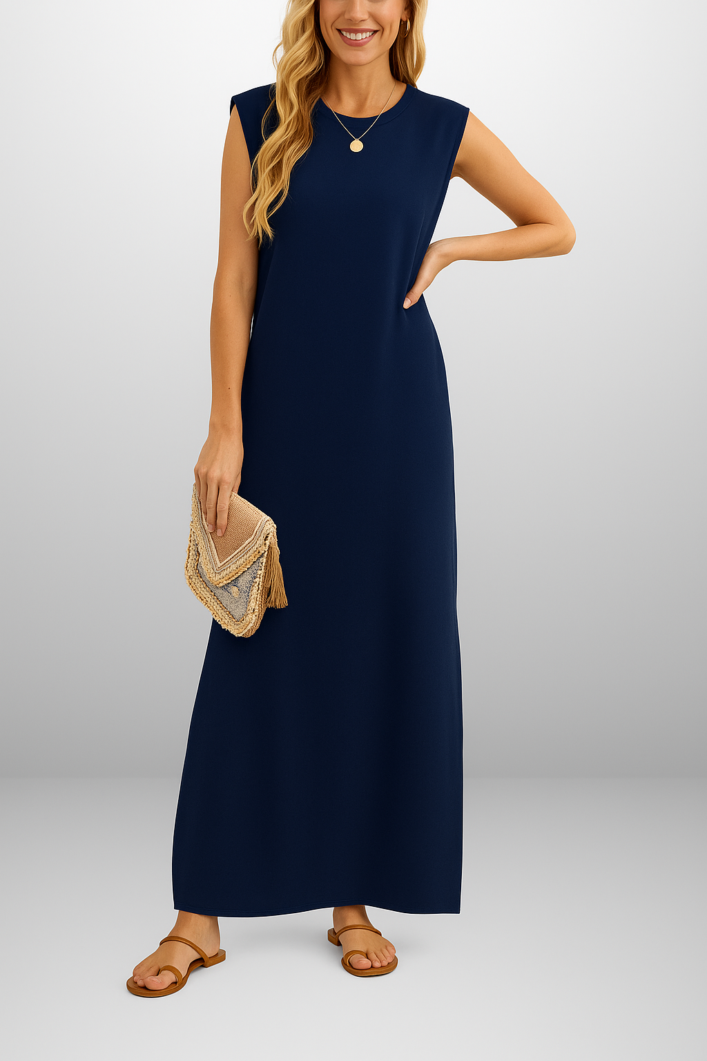 Inma | Robe longue fluide anti-rides