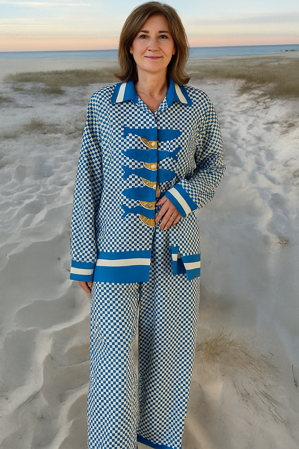 Fanny - Kimono set avec imprimé