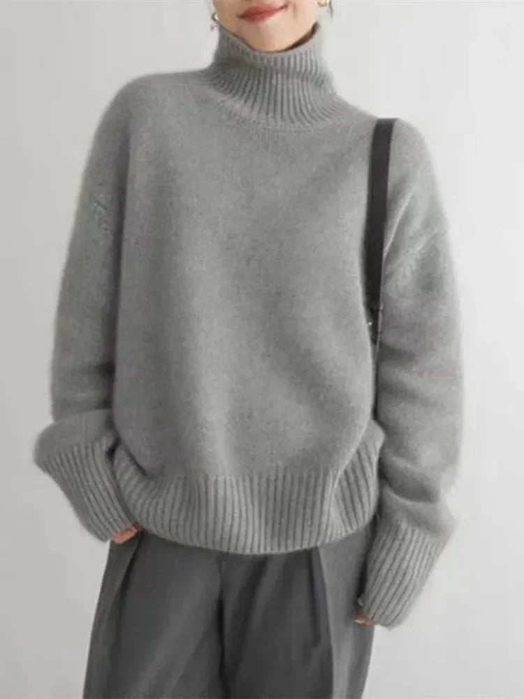 Loungewear Club™️ | Pull col roulé chic