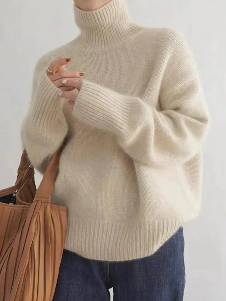 Loungewear Club™️ | Pull col roulé chic