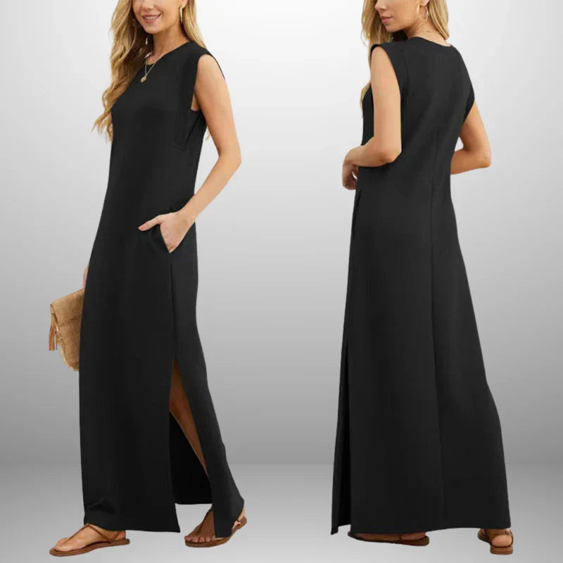 Inma | Robe longue fluide anti-rides