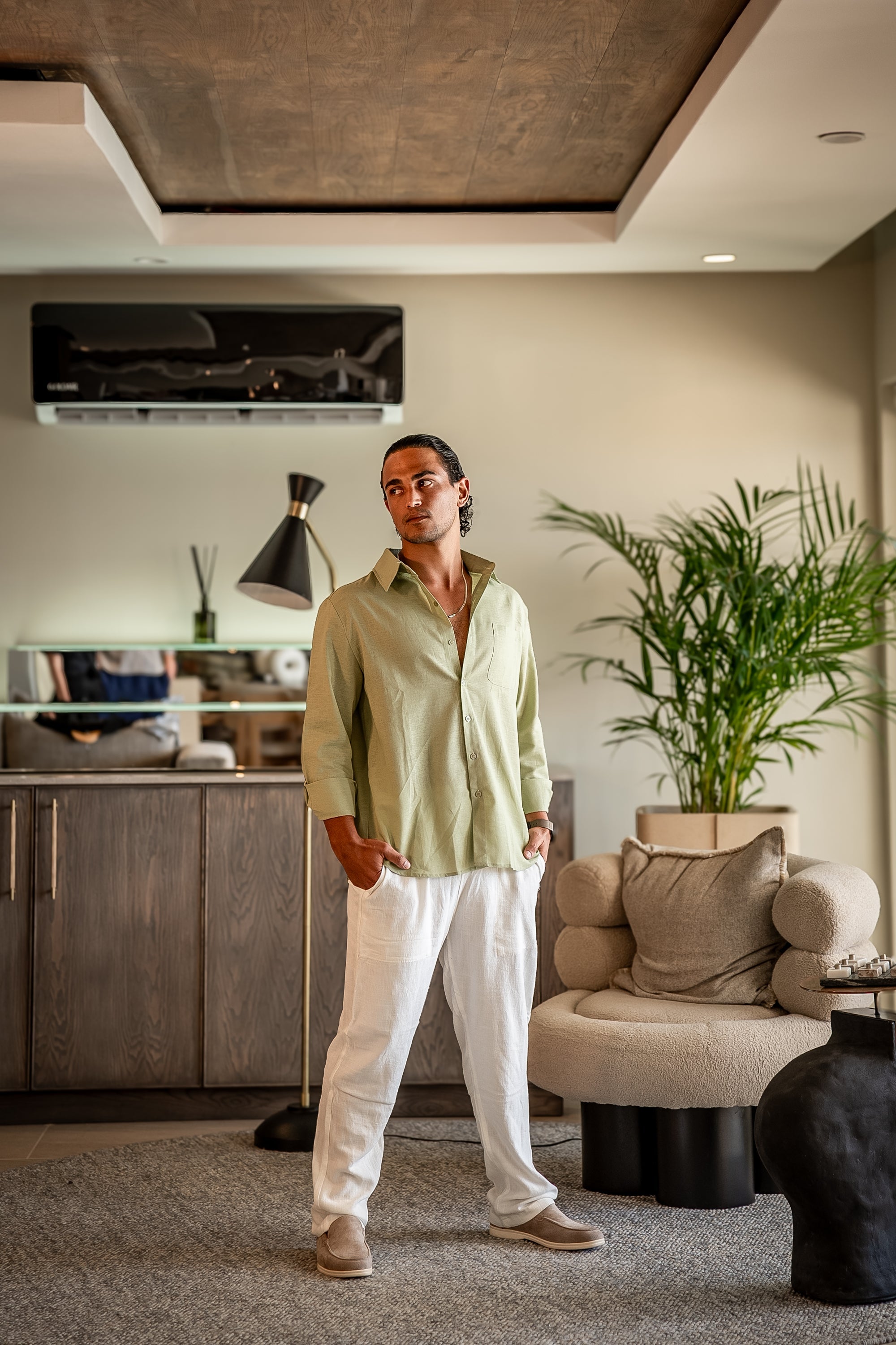 Loungewear Club™️ | Veste en Lin (Manches Longues)