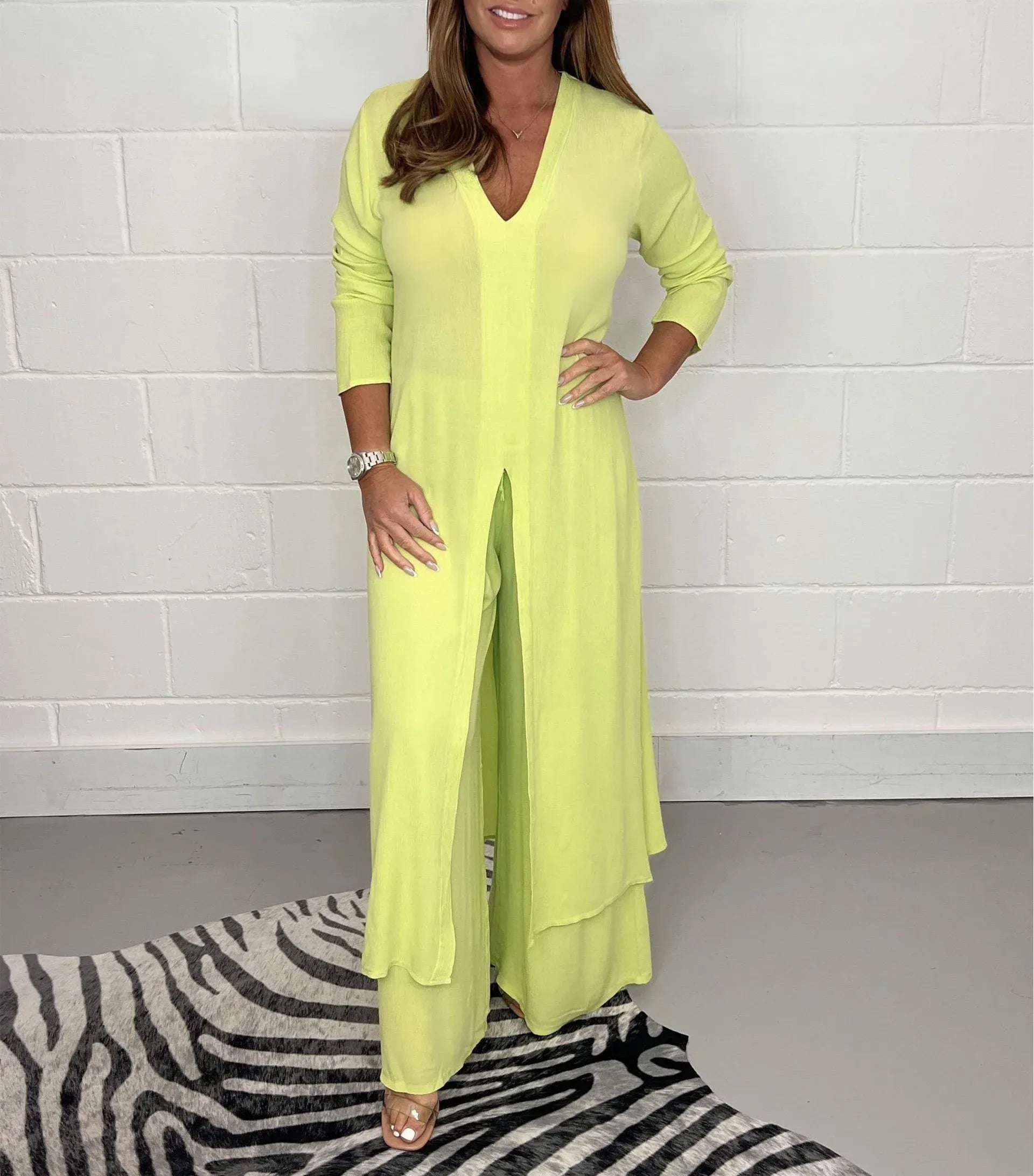 Loungewear Club™ | Ensemble Deux-Pièces Élégant et Fluide