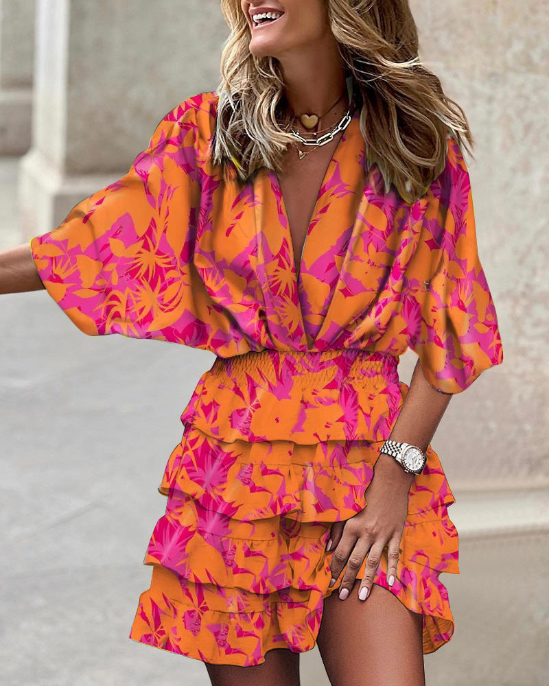 Francesca™ - Robe Imprimée Élégante