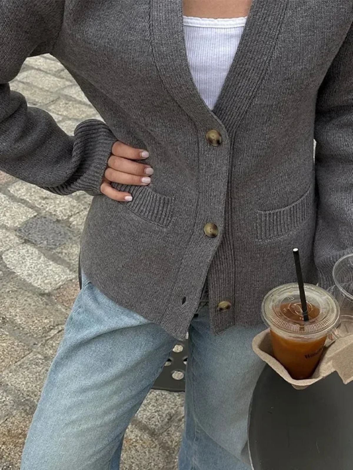 Loungewear Club™️ | Cardigan en maille