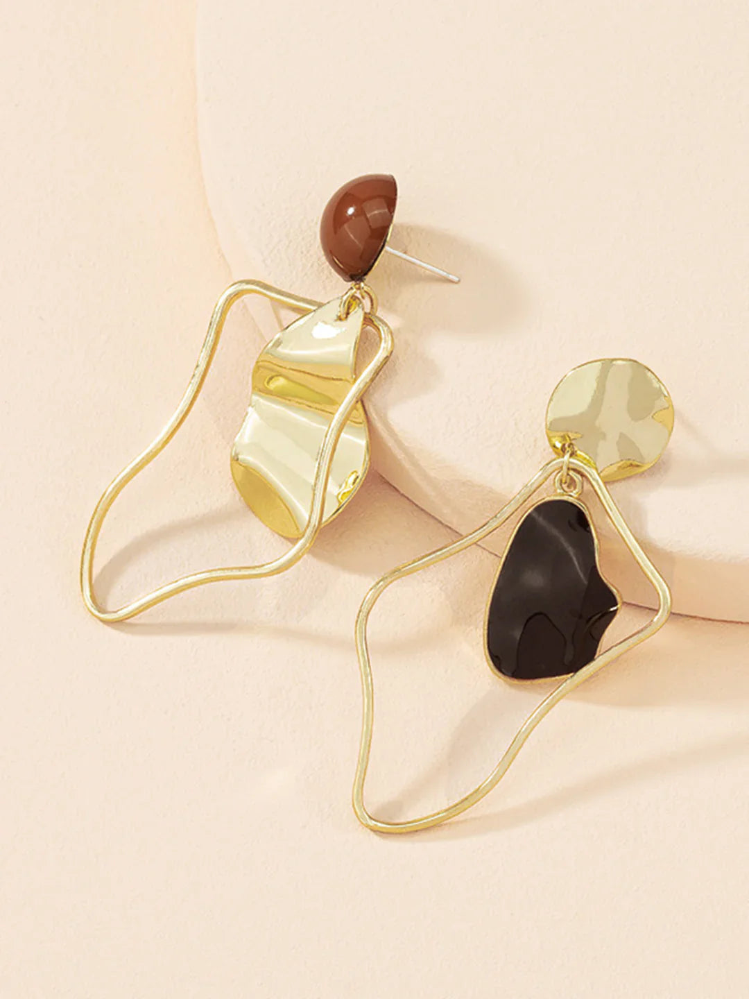 Retro Fashion Irregular Stud Drop Earrings