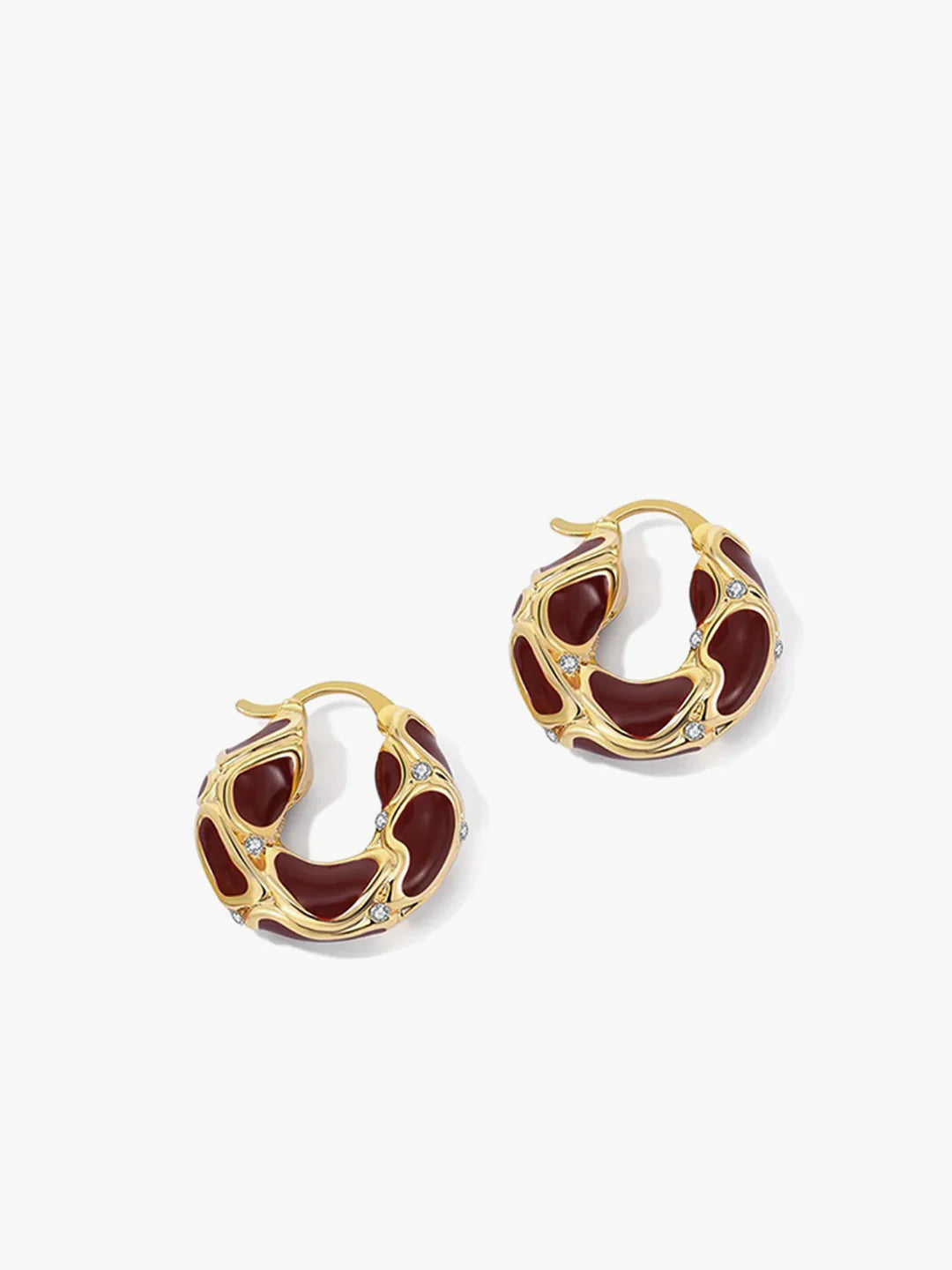 Loungewear Club™ | Boucles d'oreilles créoles dorées chunky