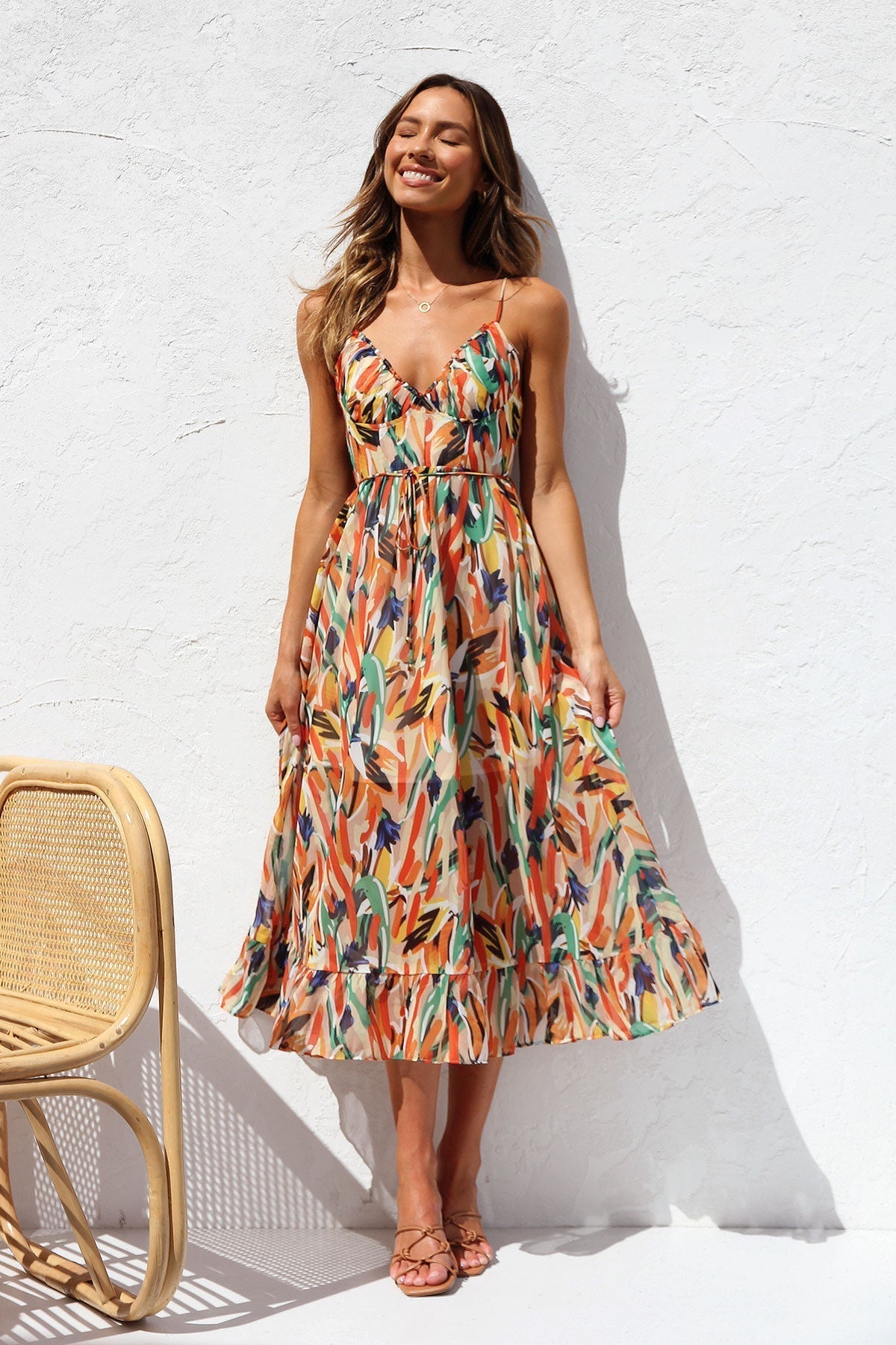 DORIA | Robe imprimée de saison