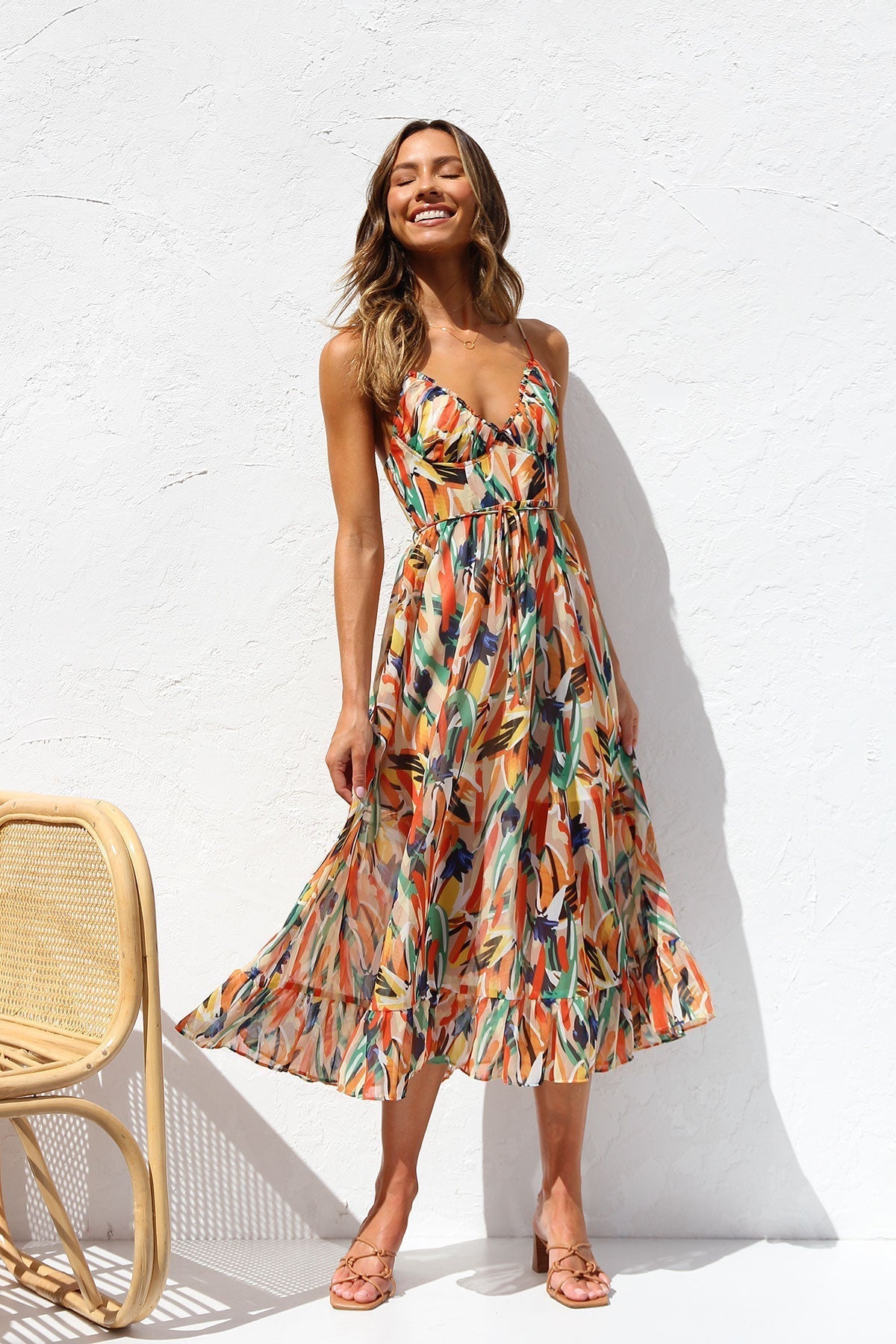 DORIA | Robe imprimée de saison