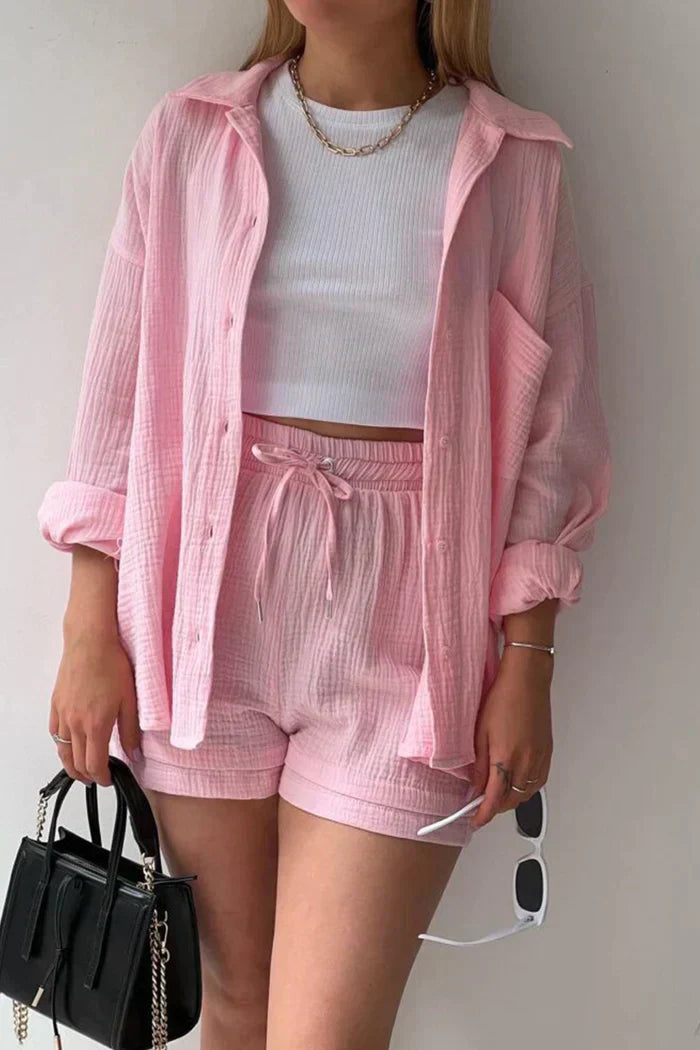 Loungewear Club™ | Ensemble de Lounge en Coton Aéré