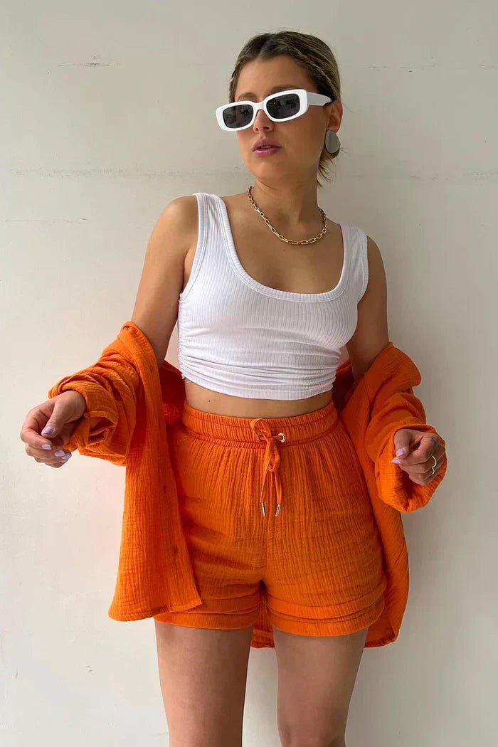 Loungewear Club™ | Ensemble de Lounge en Coton Aéré