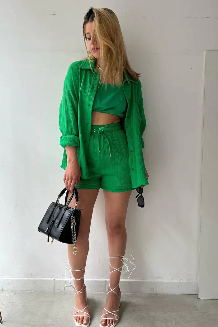 Loungewear Club™ | Ensemble de Lounge en Coton Aéré