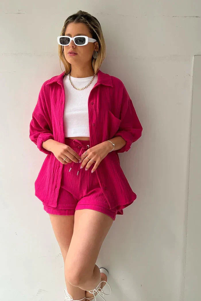 Loungewear Club™ | Ensemble de Lounge en Coton Aéré