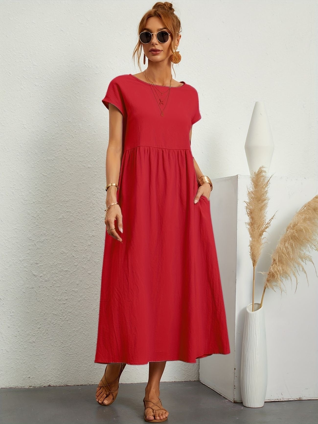 Caroline™ - Robe Décontractée Élégante