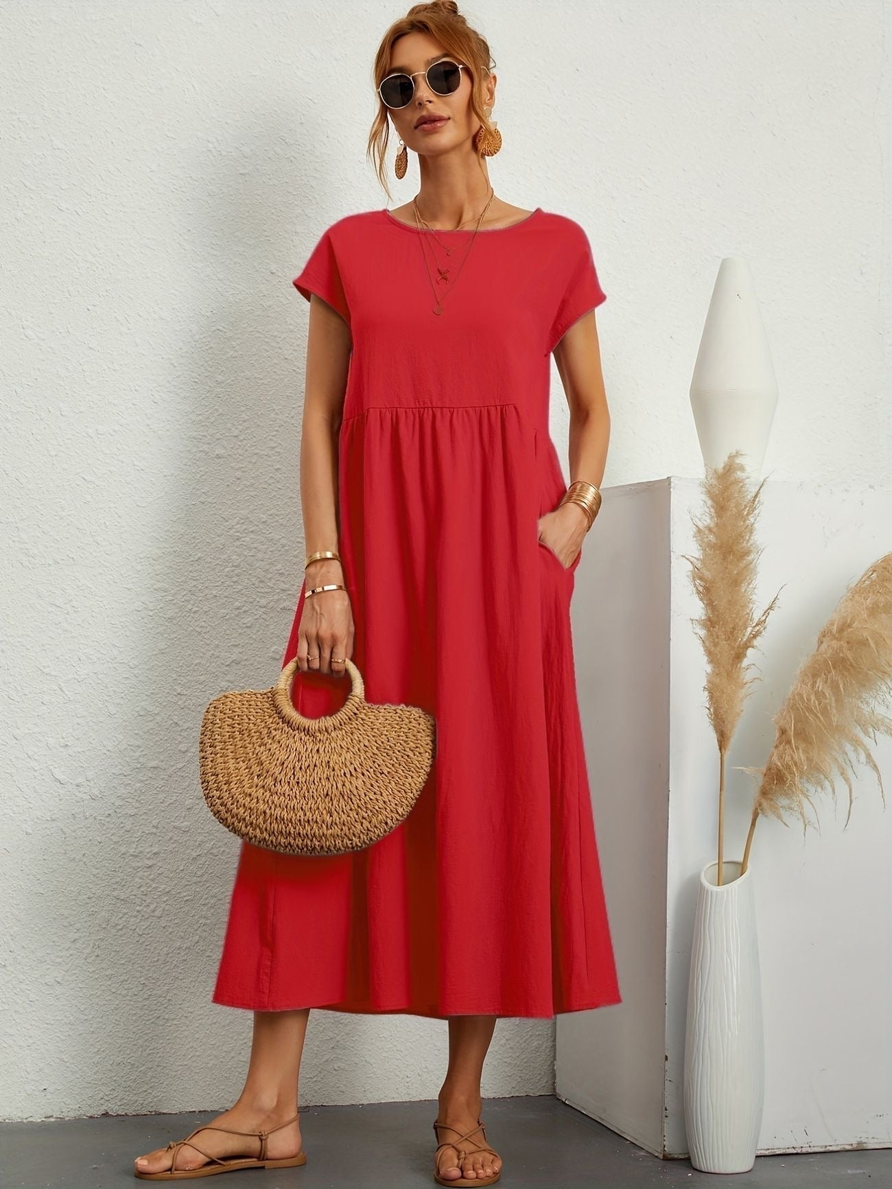 Caroline™ - Robe Décontractée Élégante