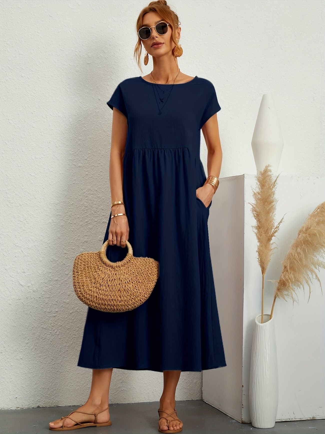 Caroline™ - Robe Décontractée Élégante