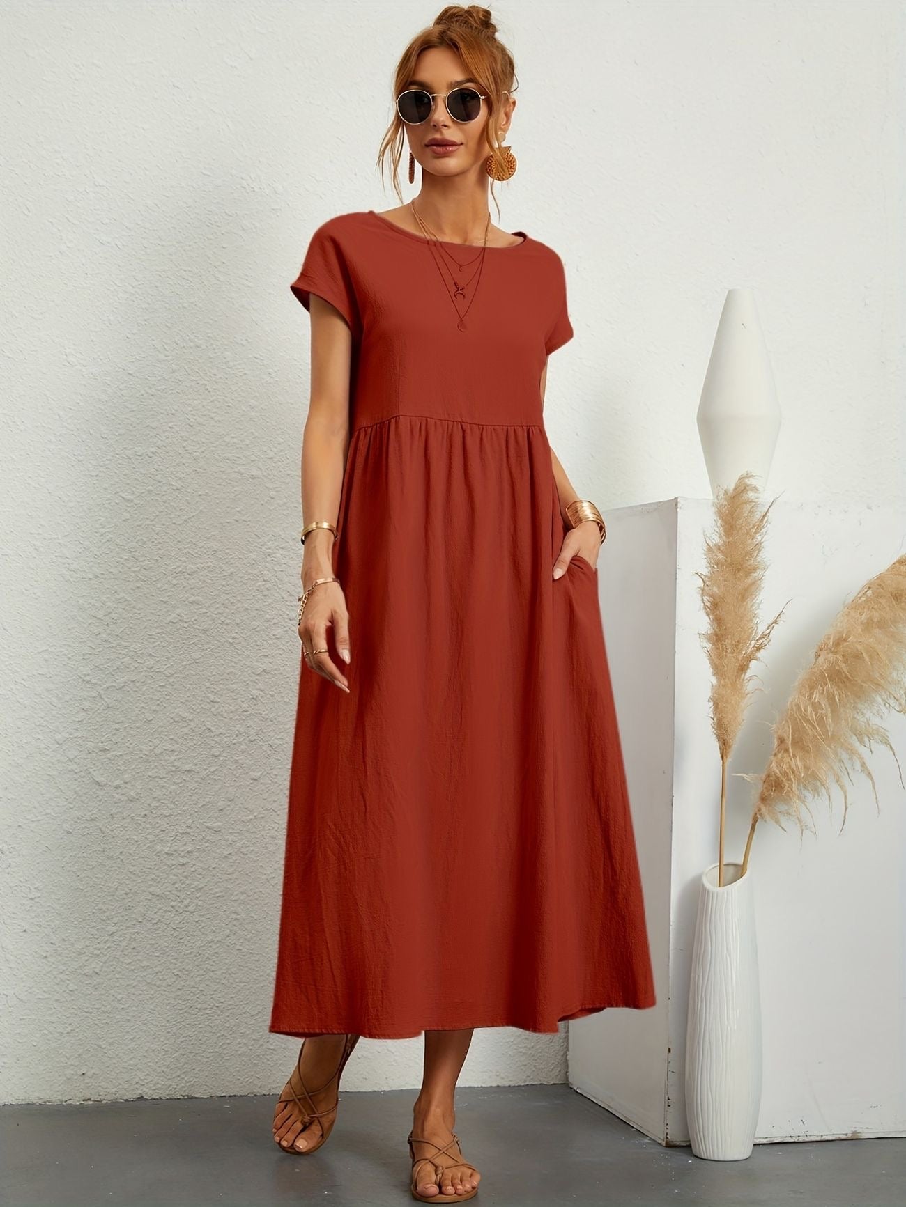 Caroline™ - Robe Décontractée Élégante
