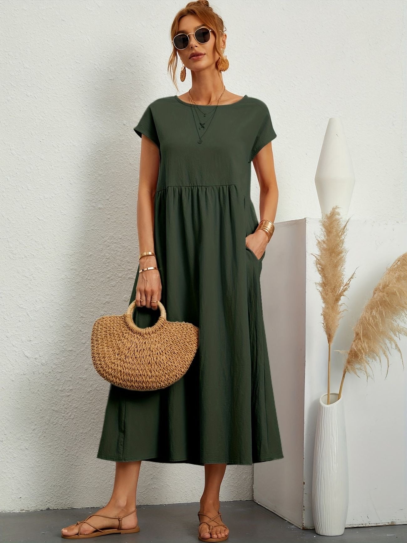 Caroline™ - Robe Décontractée Élégante