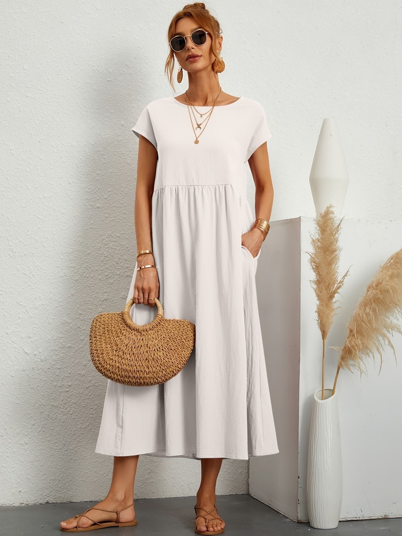 Caroline™ - Robe Décontractée Élégante
