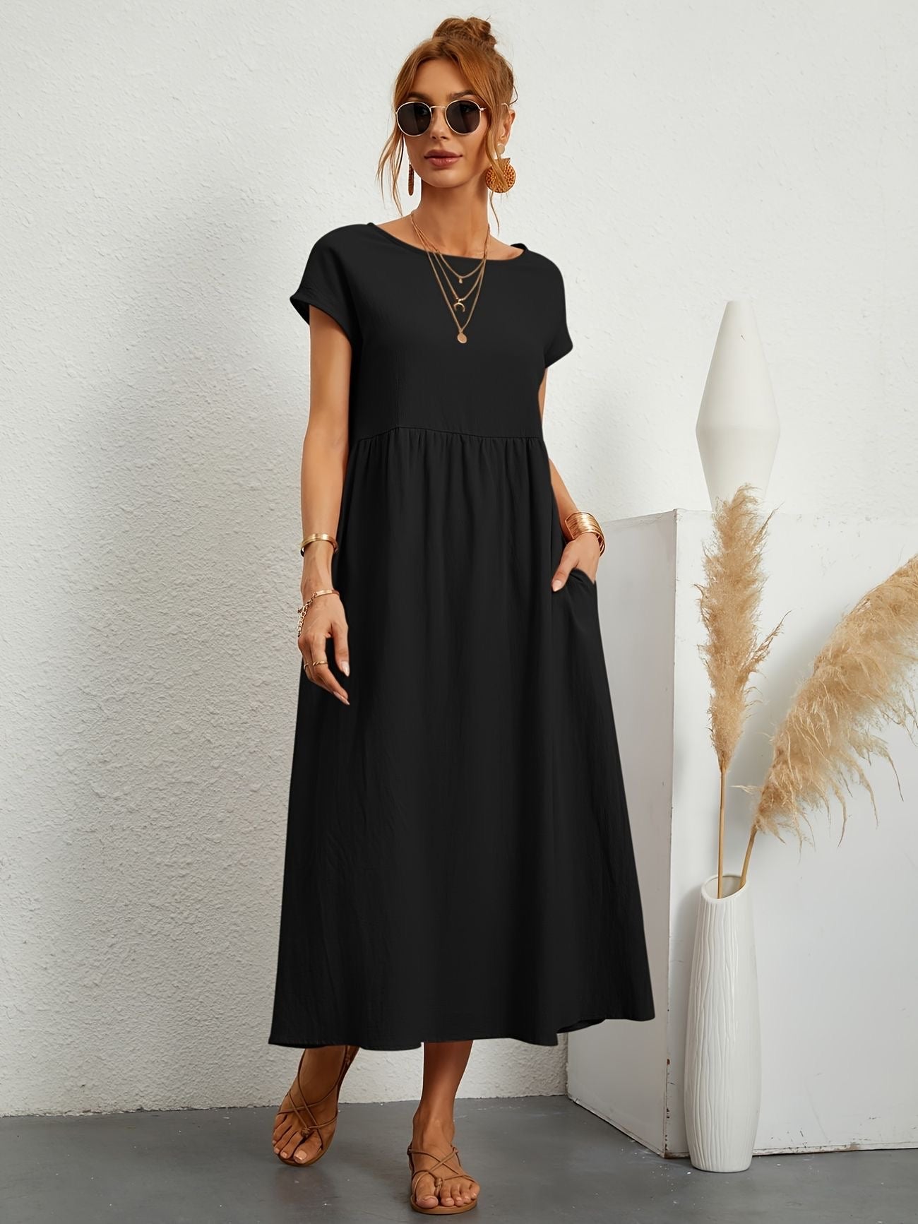 Caroline™ - Robe Décontractée Élégante