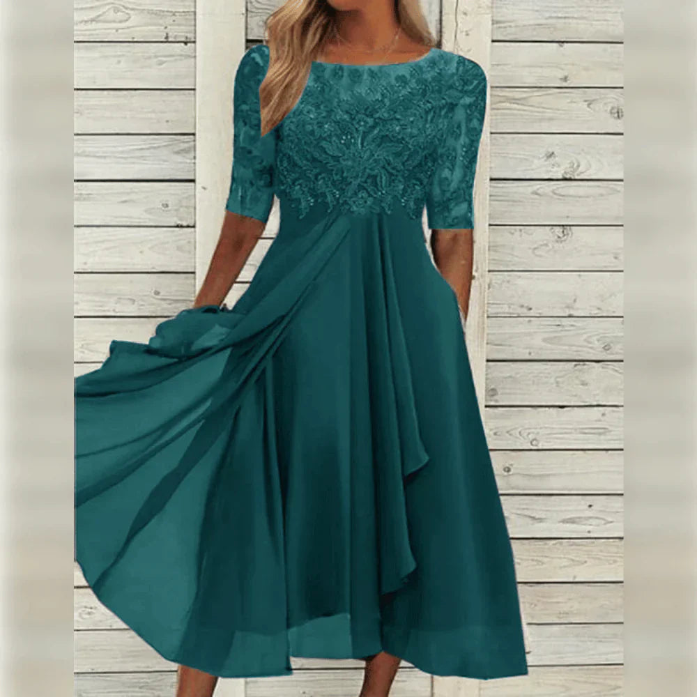 Loungewear Club™ | Robe en Chiffon Élégante