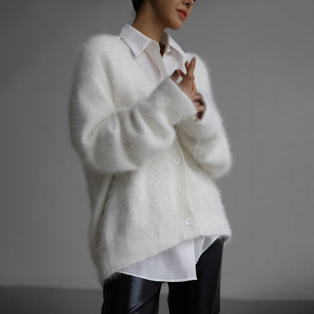 Loungewear Club™ | Cardigan doux à col en V