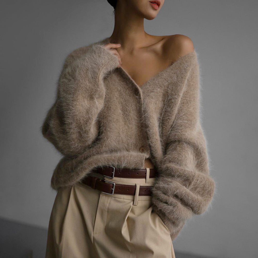 Loungewear Club™ | Cardigan doux à col en V