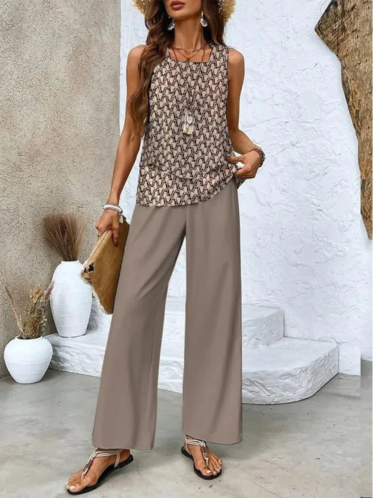 Loungewear Club™ | Ensemble à imprimé tropical