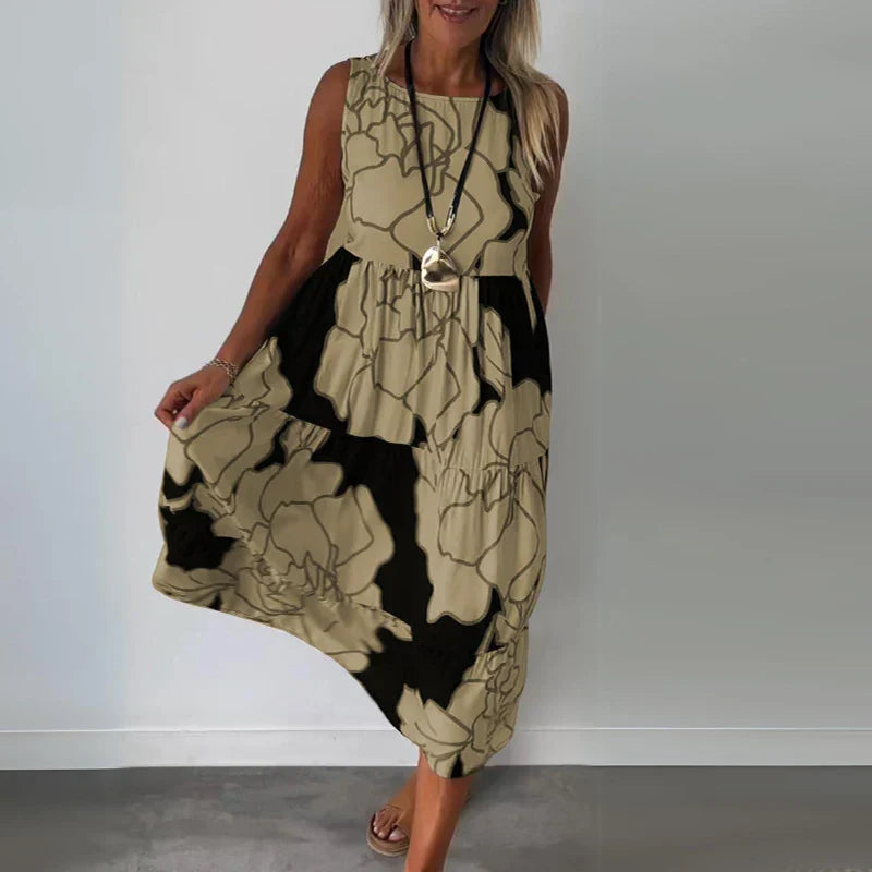 CAITLYN™ - Robe Maxi Sans Manches