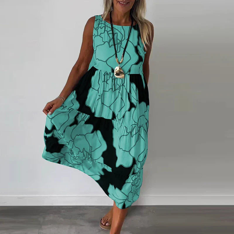 CAITLYN™ - Robe Maxi Sans Manches