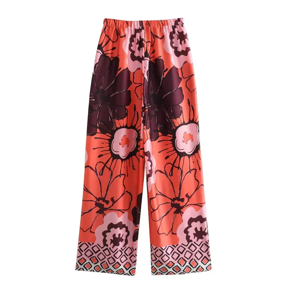 Loungewear Club™ | Ensemble Kimono à Fleurs & Pantalons Amples