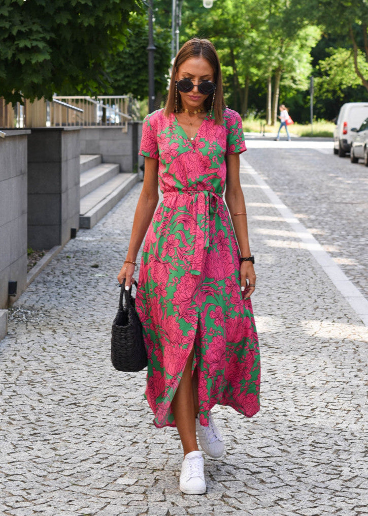 ATENAS | Robe à imprimé floral