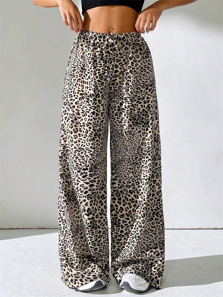 Loungewear Club™ | Pantalon Large Léopard