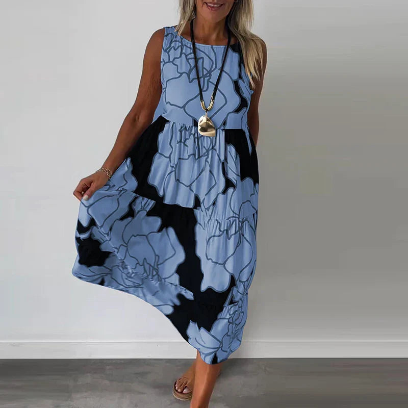CAITLYN™ - Robe Maxi Sans Manches