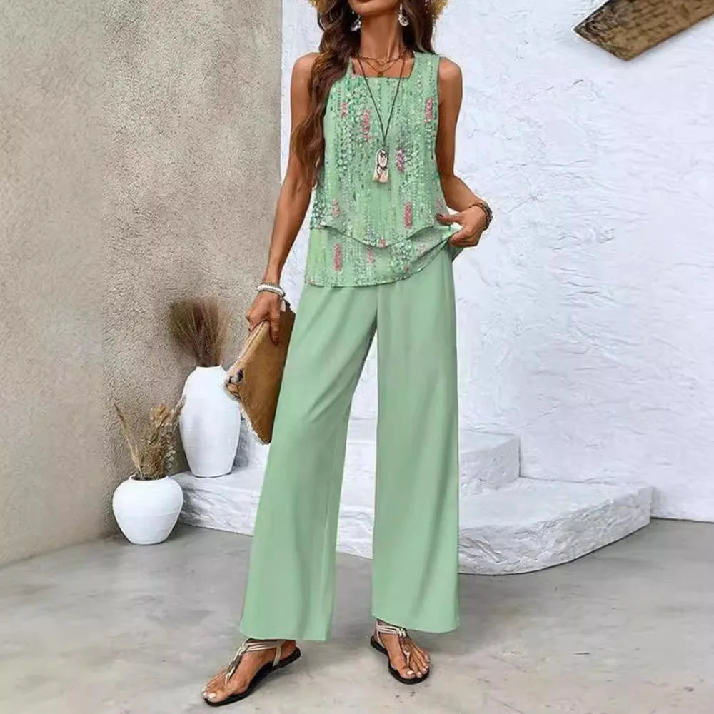 Loungewear Club™ | Ensemble à imprimé tropical
