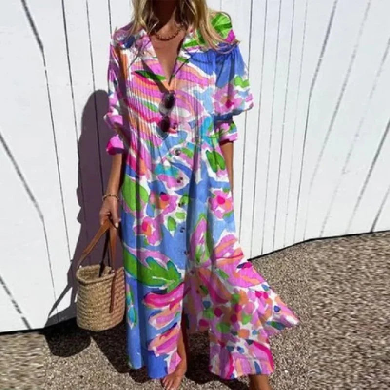 Loungewear Club™ | Robe Boho Élégante
