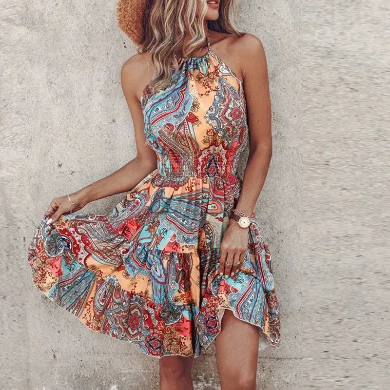 Angela™ - Robe Halter Chic