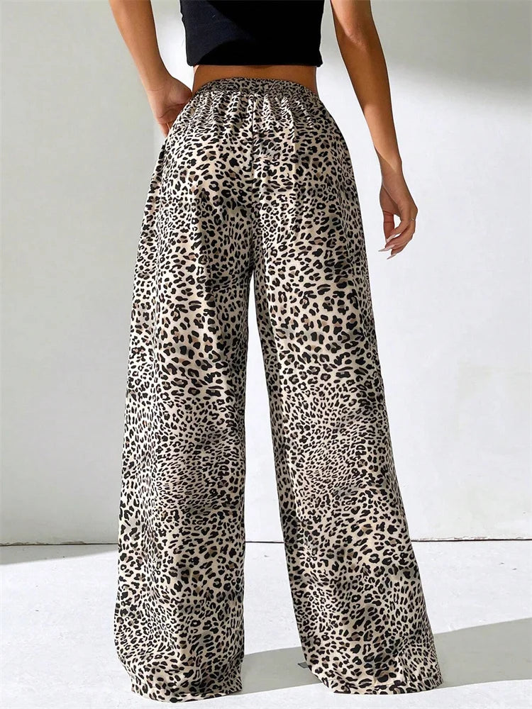 Loungewear Club™ | Pantalon Large Léopard