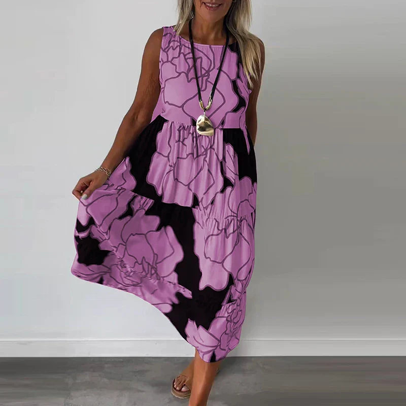 CAITLYN™ - Robe Maxi Sans Manches