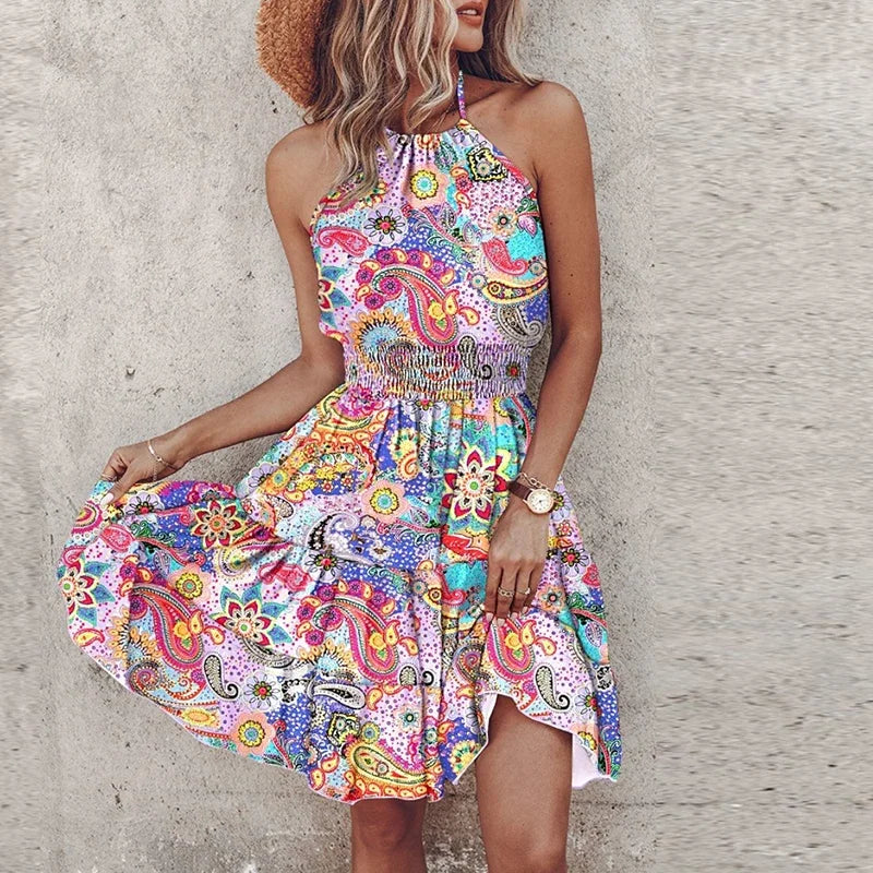 Angela™ - Robe Halter Chic